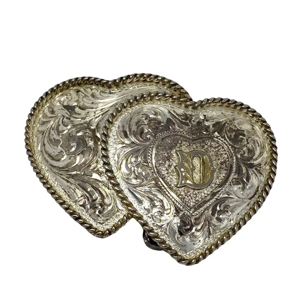 πSOLDπ Vintage Montana Silversmith Sterling Belt Buckle - Picture 3 of 6